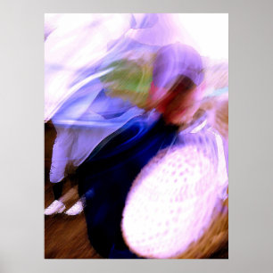 Póster La bola curvada de los niños