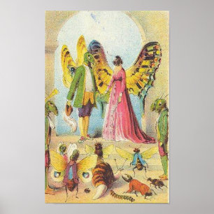 Póster La bola de mariposas
