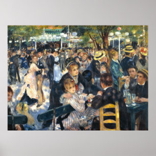 Póster La bola, por Pierre-Auguste Renoir