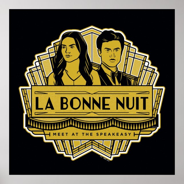 Póster La Bonne Nuit - Encuentro En Speakeasy (Frente)