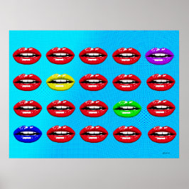 Póster La Bouche - Der Mund Pop Art