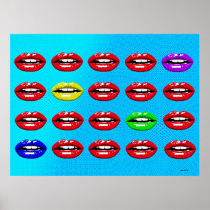 Póster La Bouche - Der Mund Pop Art