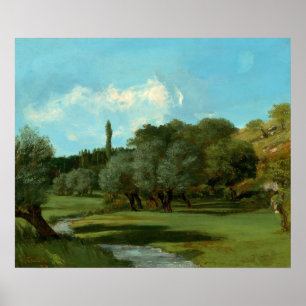 Póster La Bretonnerie - Gustave Courbet Bella Artes