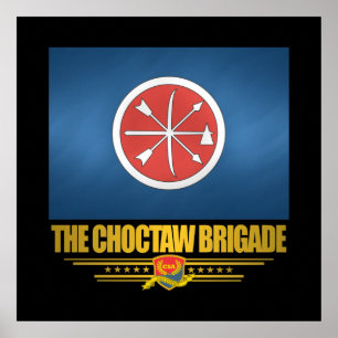Póster La brigada del Choctaw