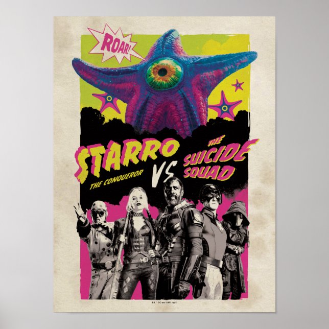 Póster La brigada suicida | Starro Contra El Escuadrón De (Frente)