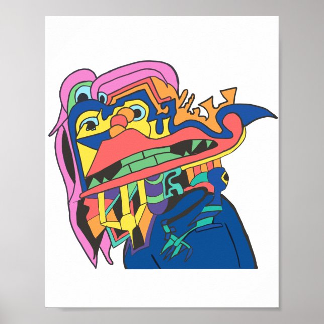 Póster La brisa de color (Frente)