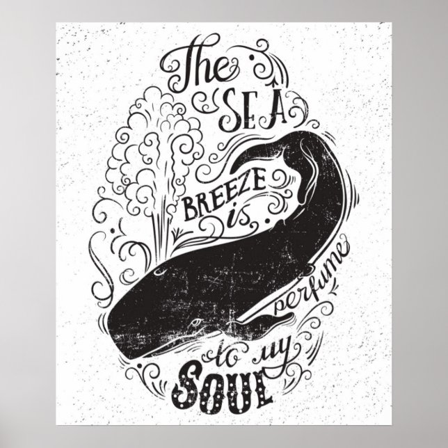 Póster La Brisa Del Mar Es Perfume (Frente)