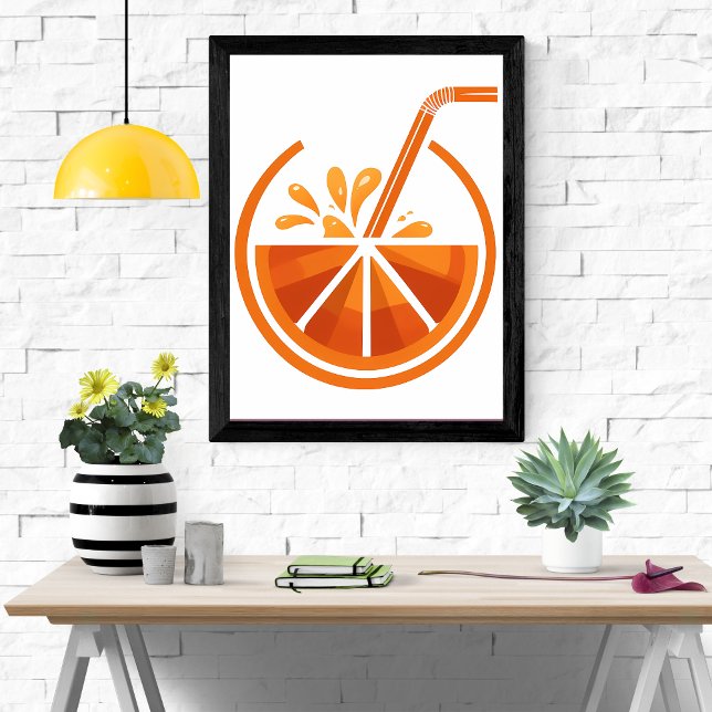Póster La brisa del sol: gráfico de jugo Naranja (Subido por el creador)