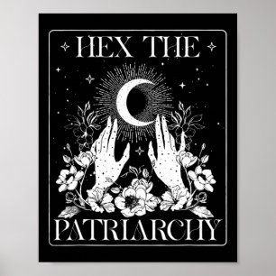 Póster La Bruja Feminista de Halloween del Patriarcado