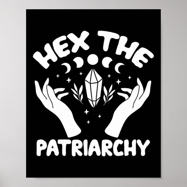 Póster La bruja feminista del Camisa del Patriarcado de W (Frente)