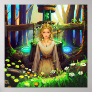 Póster La bruja forestal