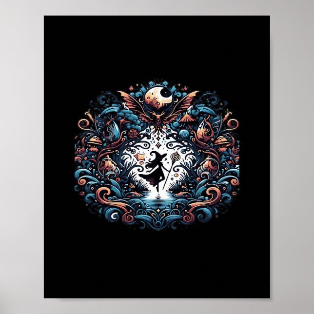 Póster La Bruja Whimsigota Dentro De Un Clásico (Frente)