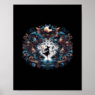 Póster La Bruja Whimsigota Dentro De Un Clásico
