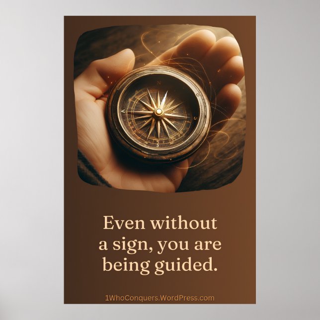 Póster La brújula sin aguja (Frente)