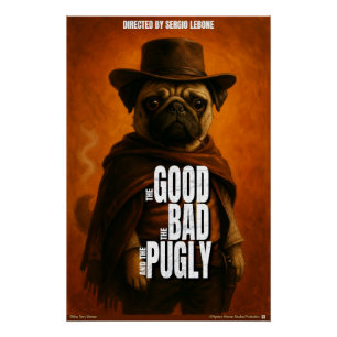 Póster La buena, la mala y la parodia de la película Pugl