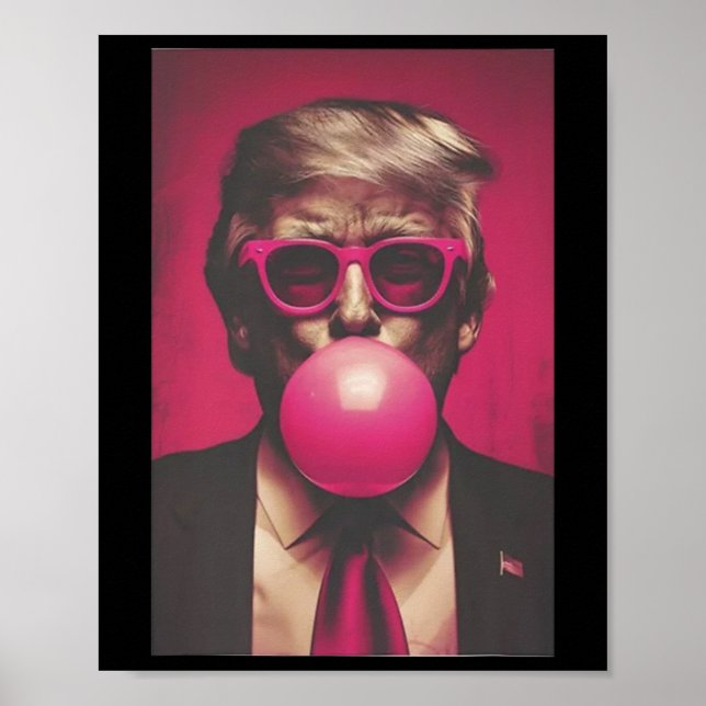 Póster La burbuja de Donald Trump en 2024 (Frente)