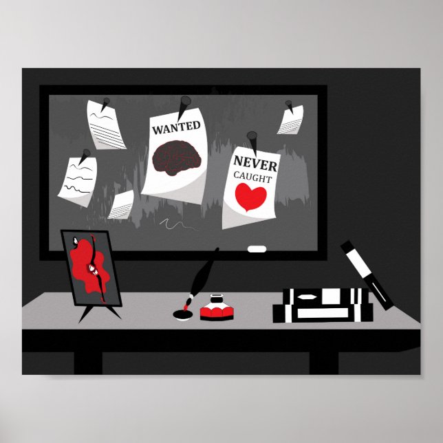 Póster la búsqueda cerebral (Frente)