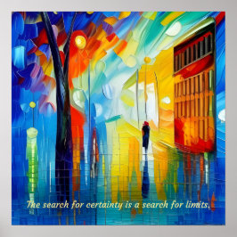 Póster La Búsqueda De La Seguridad Es Una Búsqueda De Lím