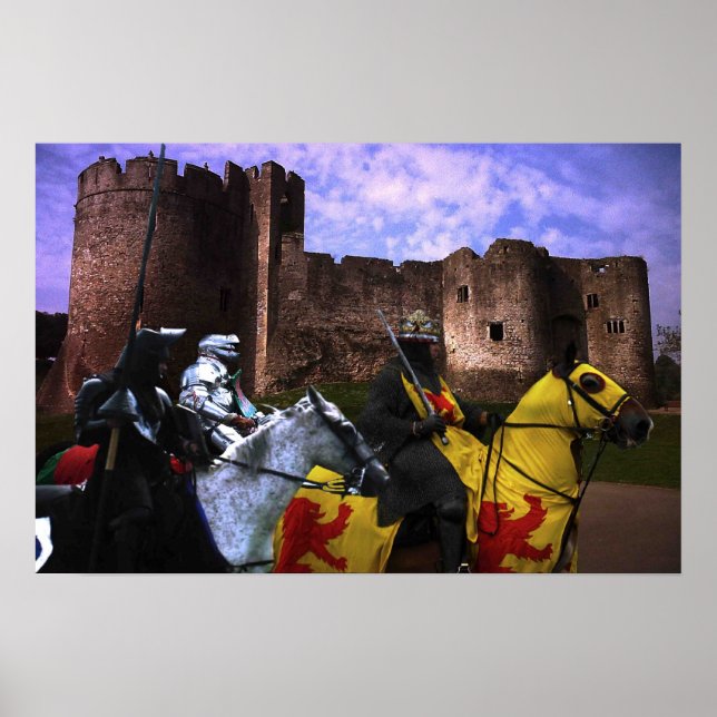 Póster La búsqueda de un caballero (Frente)