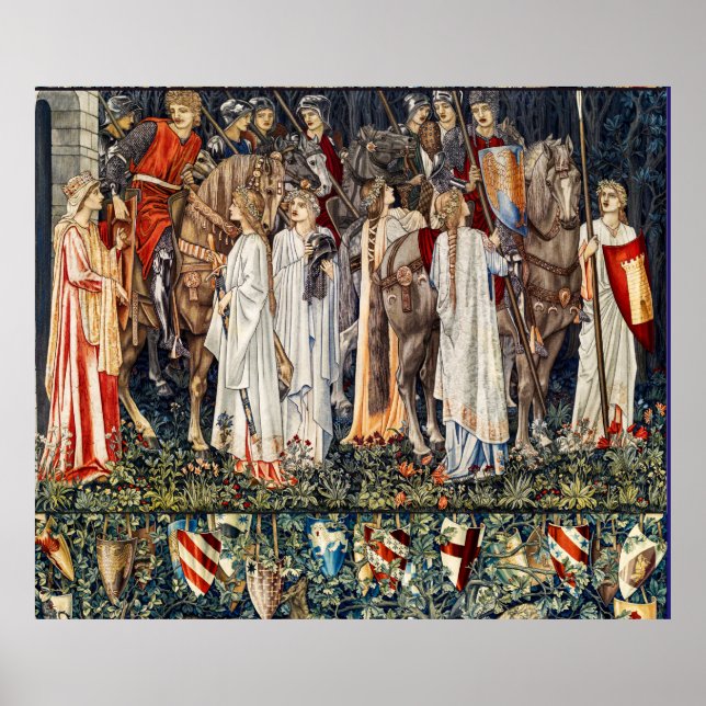 Póster La búsqueda del Santo Grial, el armamento, la part (Frente)