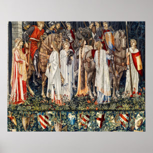 Póster La búsqueda del Santo Grial, el armamento, la part