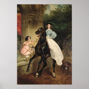 Póster La Cabalera, retrato de Giovanina
