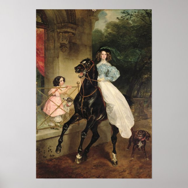 Póster La Cabalera, retrato de Giovanina (Frente)