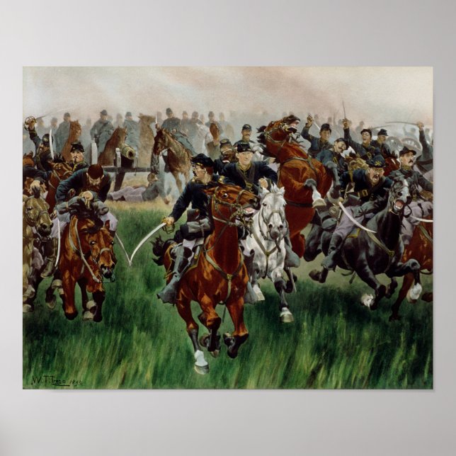 Póster La caballería, 1895 (Frente)