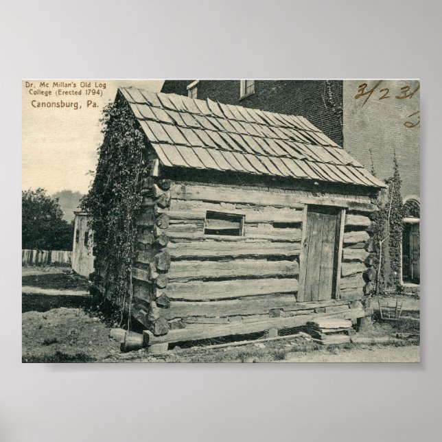 Póster La cabina de registro de 1906 (Frente)