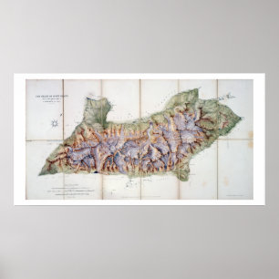 Póster La cadena del Mont Blanc, a partir de una encuesta