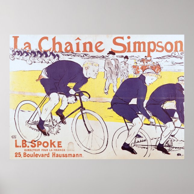 Póster La cadena Simpson, 1896 (Frente)