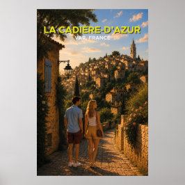 Póster La Cadière-d'Azur – Vintage Travel Poster