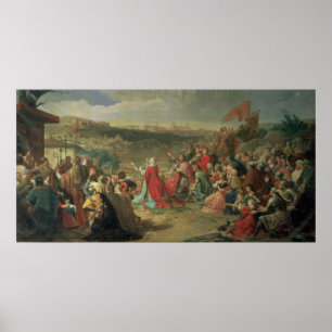 Póster La caída de Granada en 1492, 1890