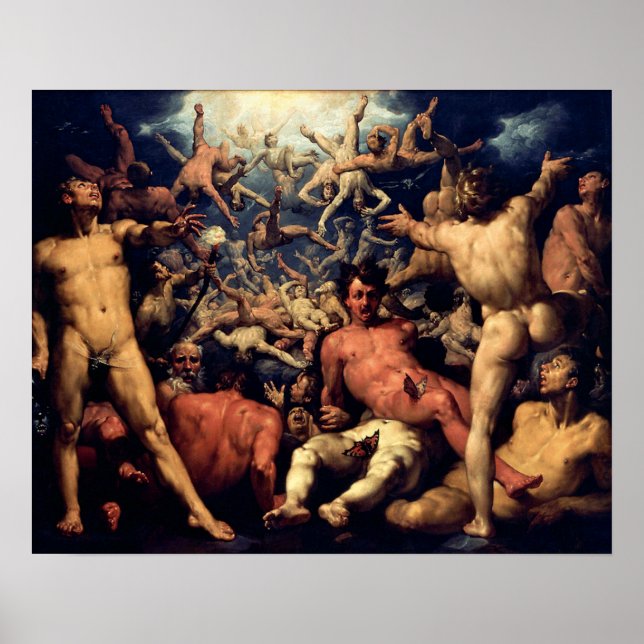 Póster La caída de los titanes (Frente)