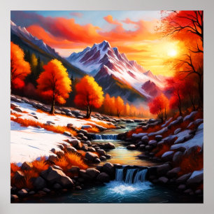 Póster La caída se convierte en invierno