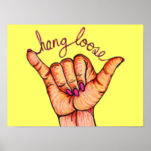 Póster La caída suelta la mano