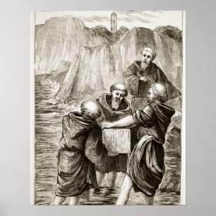 Póster La caja de San Brigit, de 'The Trias Thaumaturga,