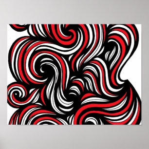 Póster La caja fuerte logra pensativo autodisciplinado