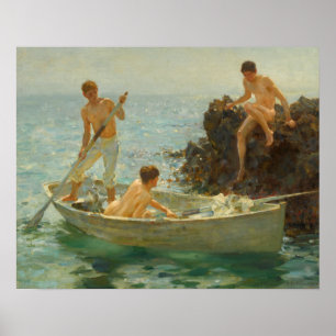 Póster La cala de baño