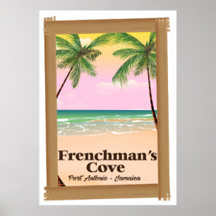 Póster La cala francesa de Puerto Antonio, Jamaica
