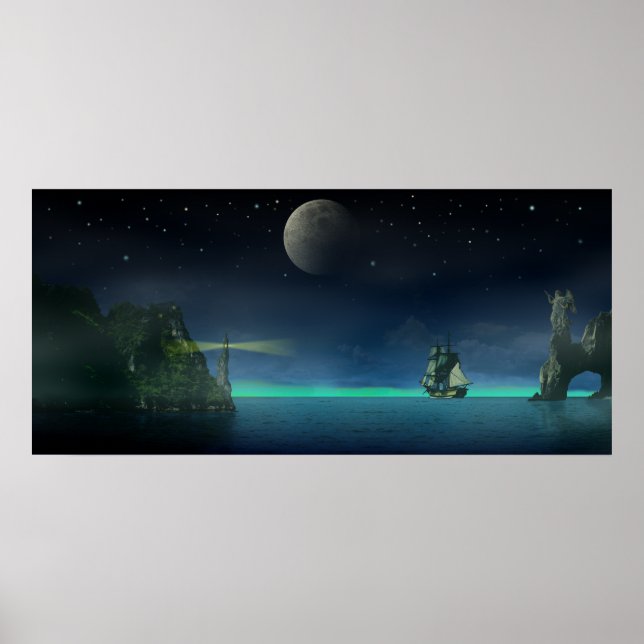 Póster La cala pirata (Frente)