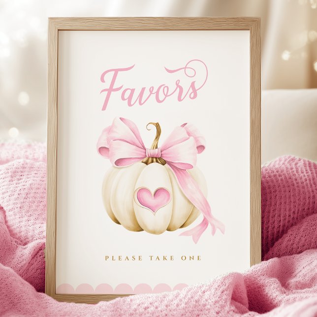 Póster La calabaza de Coquette Baby Shower favorece al Ró (Subido por el creador)