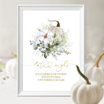 Póster La Calabaza de Verdor Fall Date Night Jar Rótulo<br><div class="desc">Delicada vegetación acuática caída ducha de novia, signo de ideas de noche. Fácil de personalizar con tus detalles. Por favor, contacte conmigo a través del chat si tiene preguntas sobre el trabajo artístico o necesita personalización. NOTA: Para obtener ayuda sobre pedidos, envío, información sobre productos, etc., póngase en contacto con...</div>