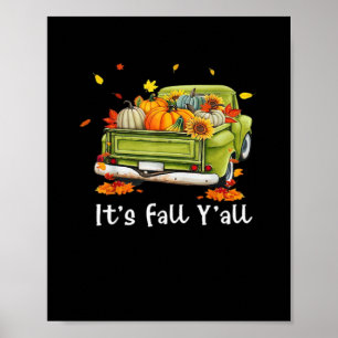 Póster La calabaza del otoño de otoño es la cosecha del o