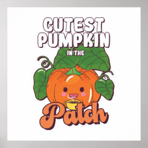 Póster la calabaza más linda de la parcela