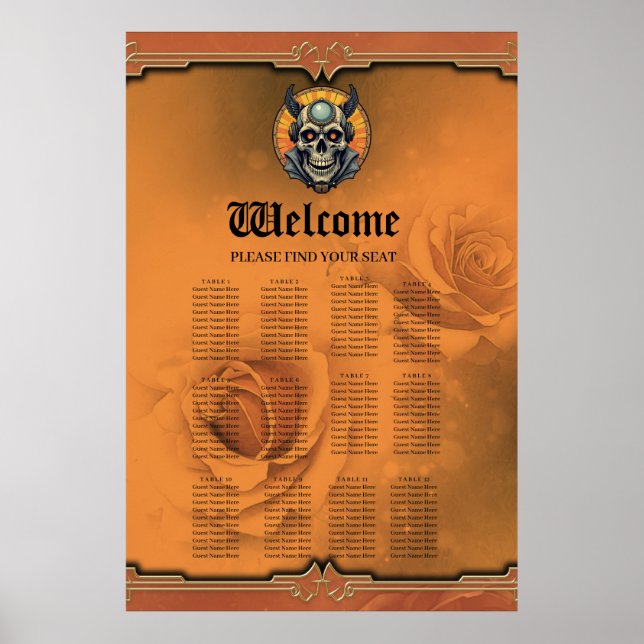 Póster La calavera alada. (Frente)