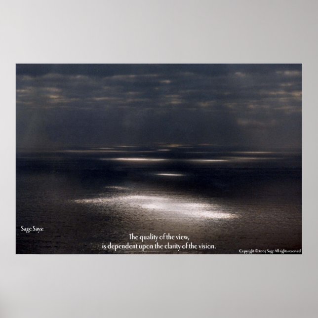 Póster La calidad de las vistas (Frente)