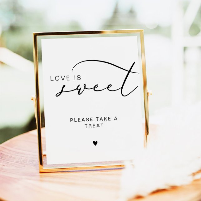 Póster La caligrafía moderna El amor es un Rótulo Boda du (Subido por el creador)