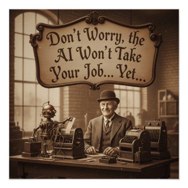 Póster La calma antes de la tormenta digital (Anverso)