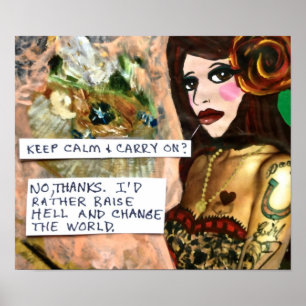 PÓSTER ¿LA CALMA DE POSTER-KEEP Y CONTINÚA?